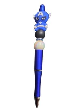 Blue Superhero Ballpoint Pen